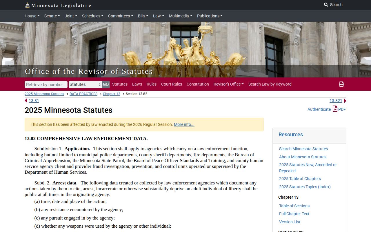 Minnesota booking-photo law for Nobles County released inmate mugshots